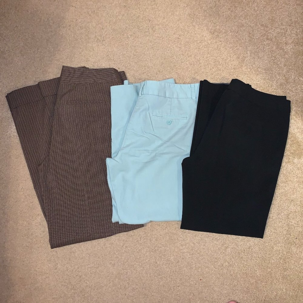 Bundle of 3 Pair of Size 8 Pants Slacks